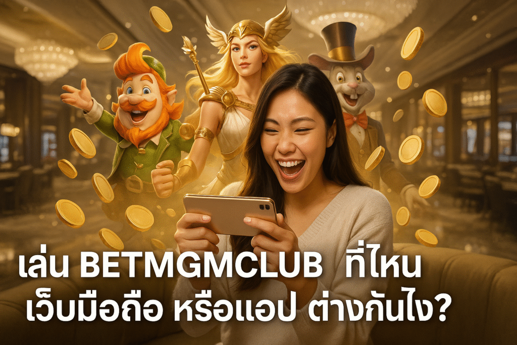 เล่น BETMGMCLUB ที่ไหน เว็บมือถือ หรือแอป ต่างกันไง?